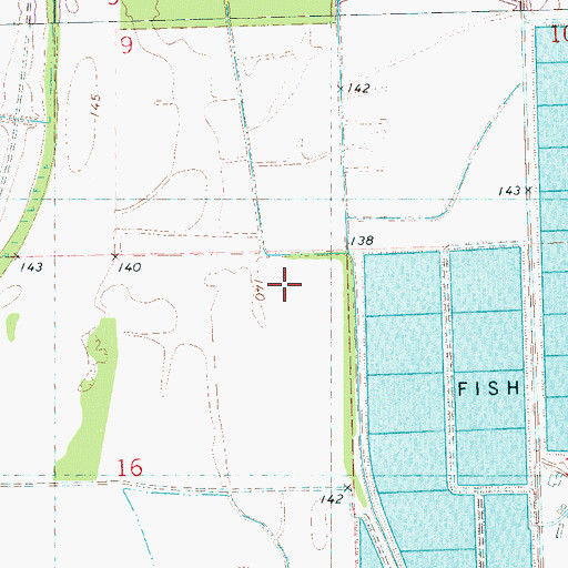 Topographic Map of Supervisor District 4, MS