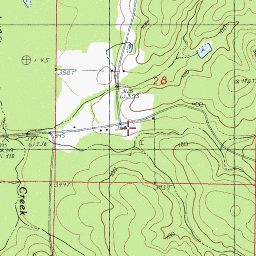 Topographic Map of Nanahuma Post Office (historical), MS