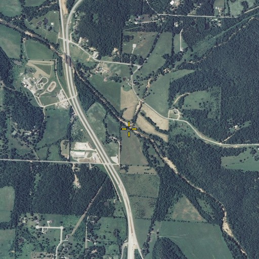 Aerial/Satellite Image of Bear Creek, MO