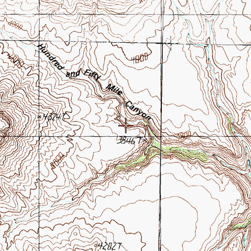Topographic Map of Little Joe Spring, AZ