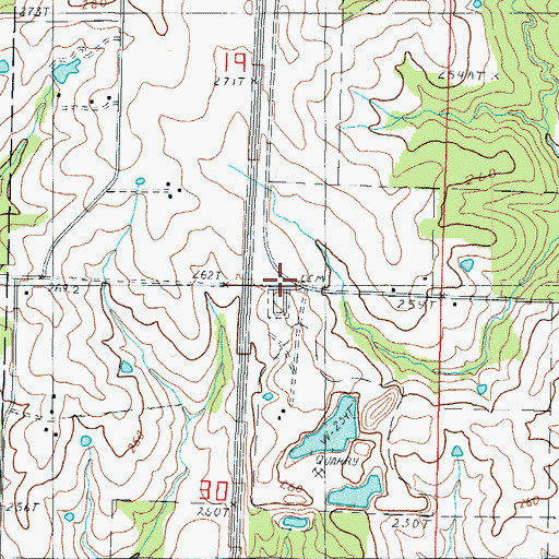 Topographic Map of Bethel Church (historical), MO