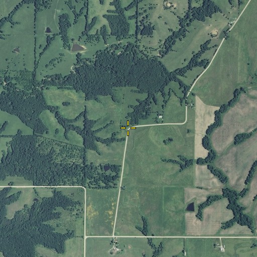 Aerial/Satellite Image of Bethlehem School (historical), MO