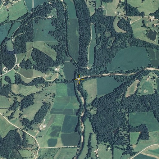 Aerial/Satellite Image of Big Branch, MO