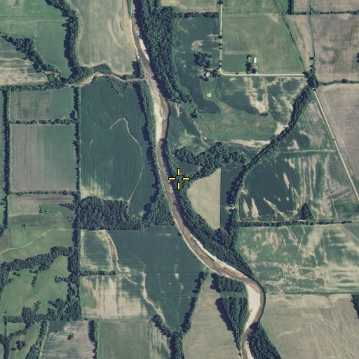 Aerial/Satellite Image of Big Branch, MO