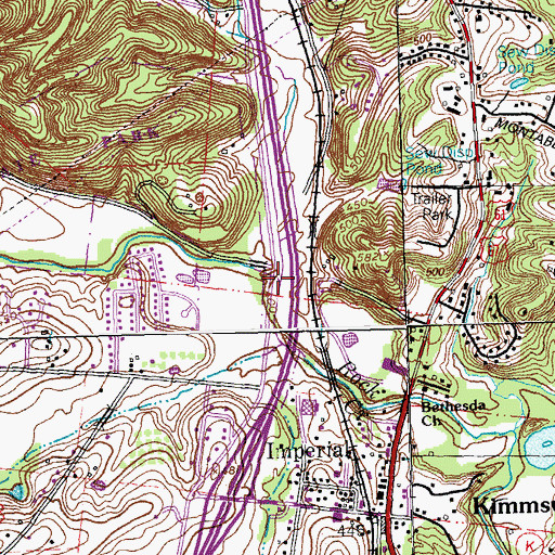 Topographic Map of Black Creek, MO