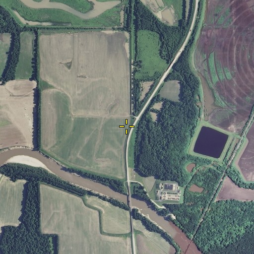Aerial/Satellite Image of Bliss School (historical), MO