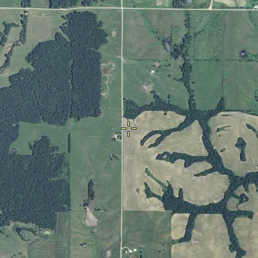 Aerial/Satellite Image of Bolton School (historical), MO
