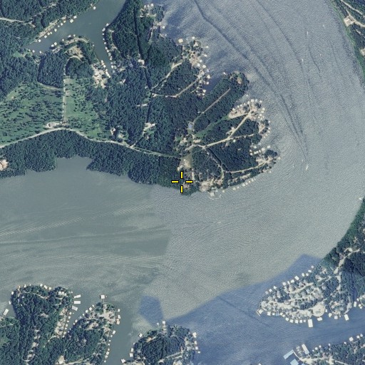 Aerial/Satellite Image of Boone Bluff, MO
