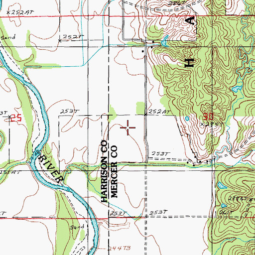 Topographic Map of Booth Lake (historical), MO
