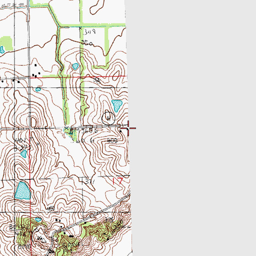 Topographic Map of Boyd School (historical), MO