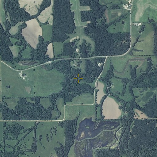 Aerial/Satellite Image of Bridge Creek, MO