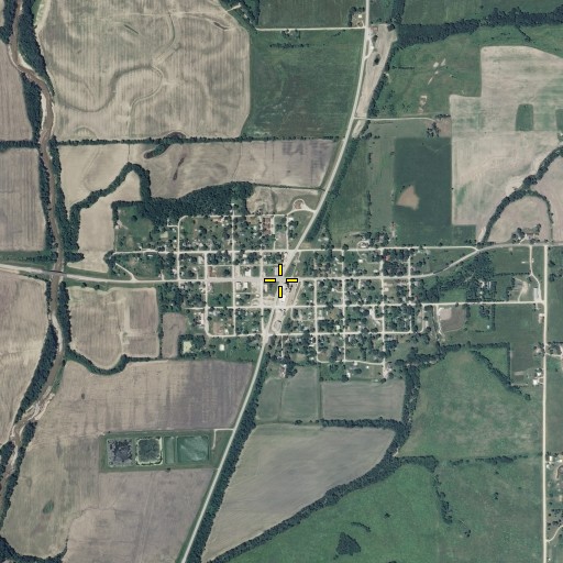 Aerial/Satellite Image of Browning, MO