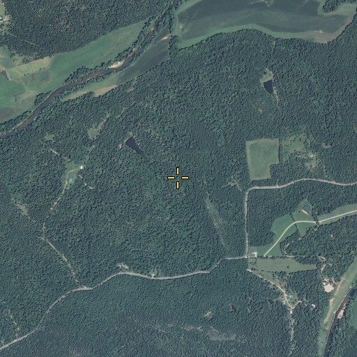 Aerial/Satellite Image of Browns School, MO