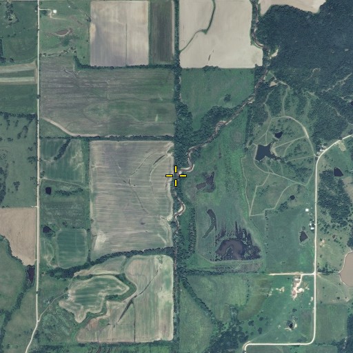 Aerial/Satellite Image of Brush Creek, MO