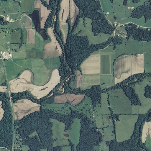 Aerial/Satellite Image of Brush Creek, MO