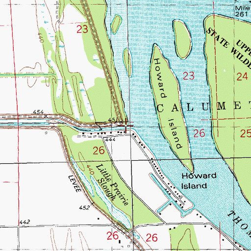 Topographic Map of Bryants Creek, MO