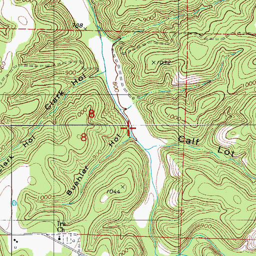 Topographic Map of Buehler Hollow, MO