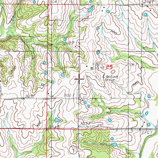 Topographic Map of Calvert School (historical), MO