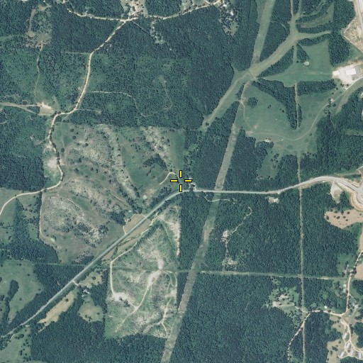 Aerial/Satellite Image of Carnes Hollow, MO