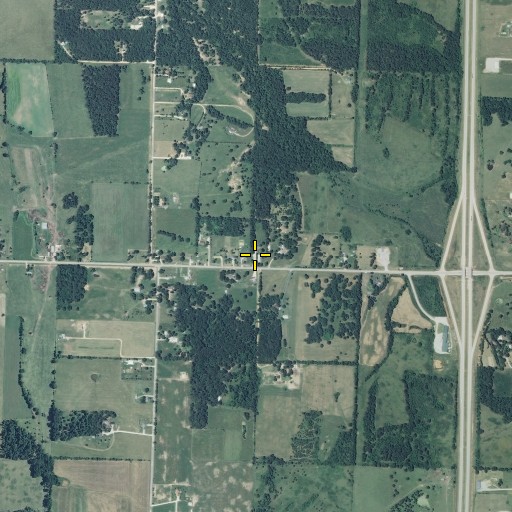 Aerial/Satellite Image of Cave Spring Church, MO