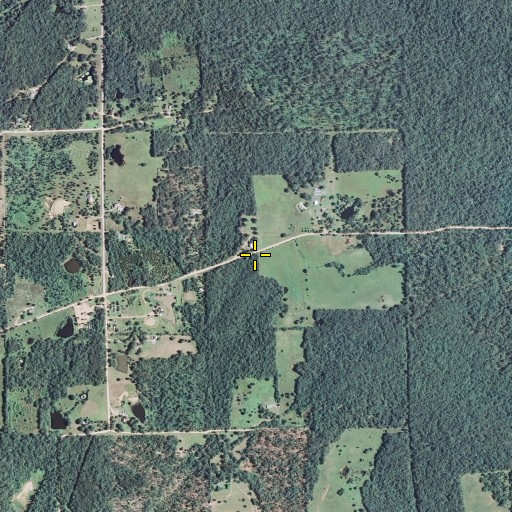 Aerial/Satellite Image of Center Hill Church, MO