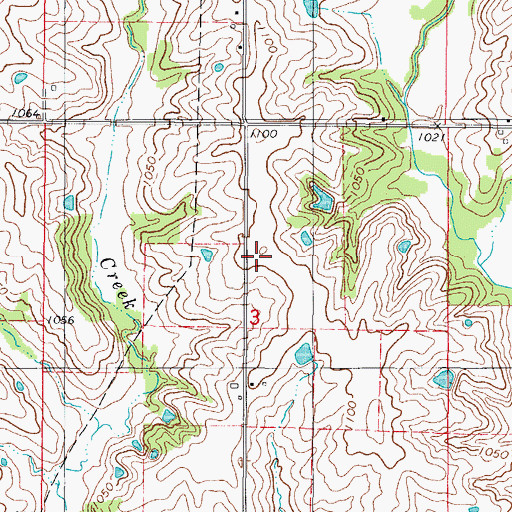Topographic Map of Coates School (historical), MO
