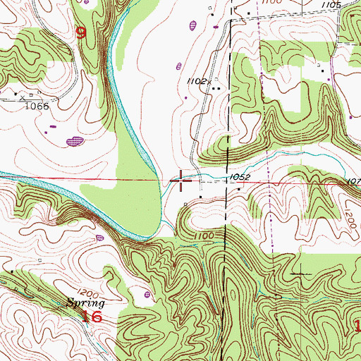 Topographic Map of Craig Hollow, MO