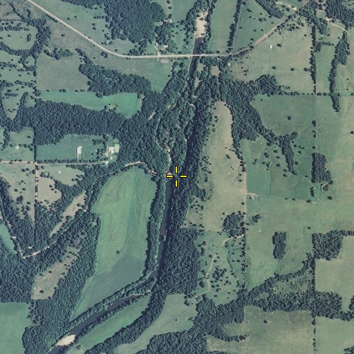 Aerial/Satellite Image of Crooked Creek, MO