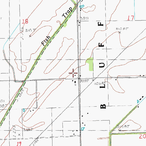 Topographic Map of Davis School, MO