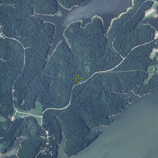 Aerial/Satellite Image of Devils Backbone, MO