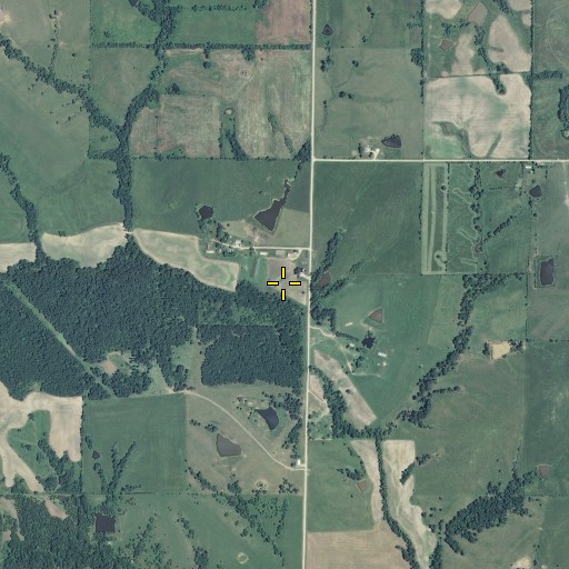 Aerial/Satellite Image of Donaby School (historical), MO
