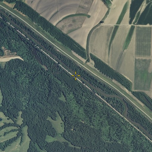 Aerial/Satellite Image of Doodlebug Branch, MO
