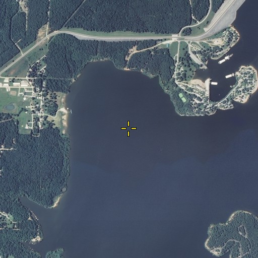 Aerial/Satellite Image of Dooley Bend (historical), MO
