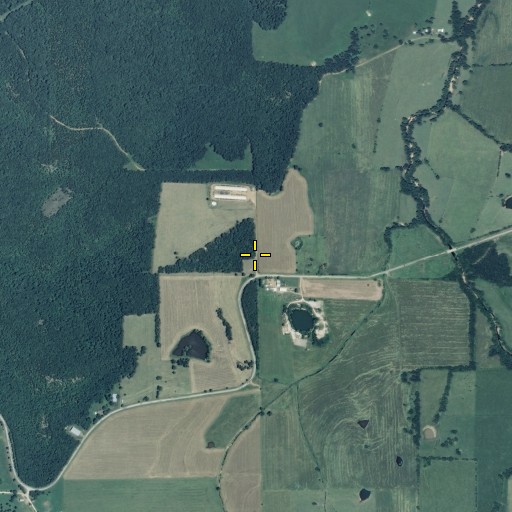 Aerial/Satellite Image of Dover School, MO