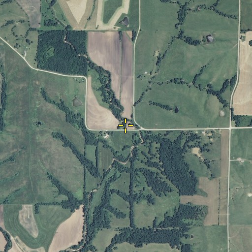 Aerial/Satellite Image of Downey School, MO