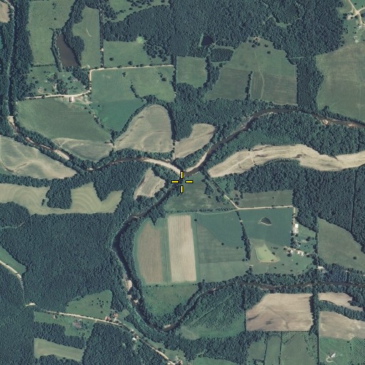 Aerial/Satellite Image of Dry Fork, MO