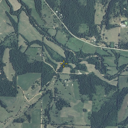 Aerial/Satellite Image of Dugger Hollow, MO