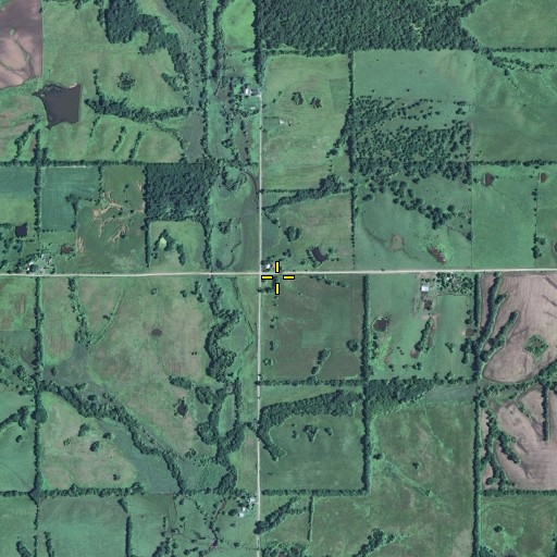 Aerial/Satellite Image of East Fairview School, MO