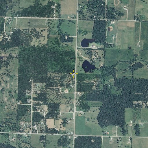 Aerial/Satellite Image of East View School (historical), MO