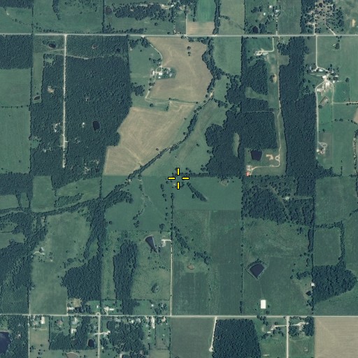 Aerial/Satellite Image of Elk Prairie School, MO