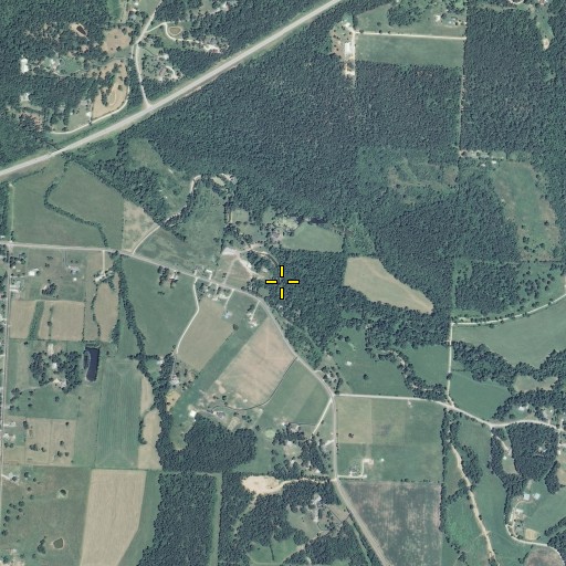 Aerial/Satellite Image of Elm Spring Branch, MO
