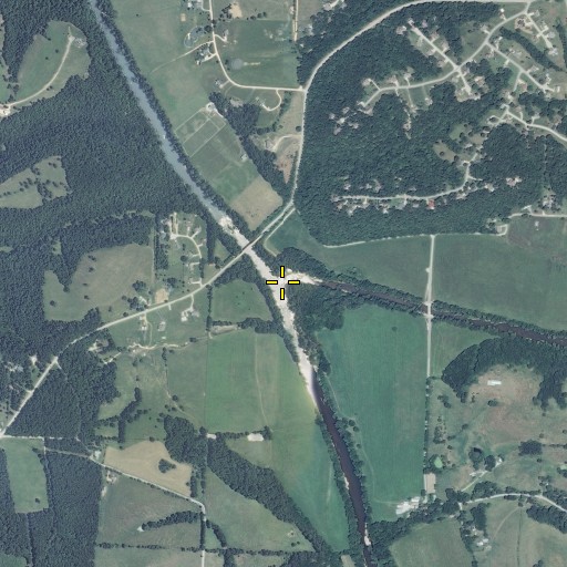 Aerial/Satellite Image of Finley Creek, MO