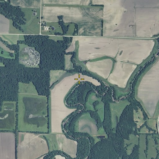 Aerial/Satellite Image of Flat Creek, MO
