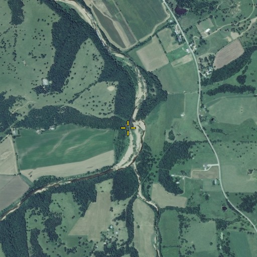 Aerial/Satellite Image of Fly Creek, MO