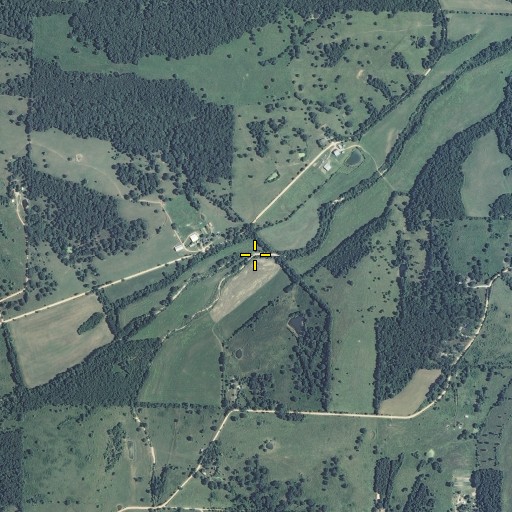 Aerial/Satellite Image of Fry Creek, MO