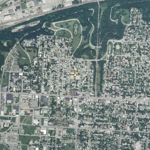 Aerial/Satellite Image of Garfield Elementary School, MO