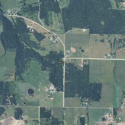 Aerial/Satellite Image of Graves School, MO