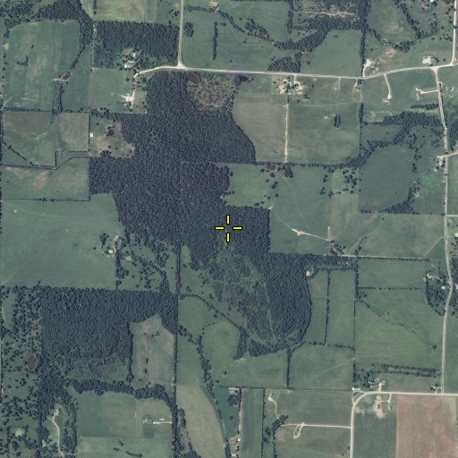 Aerial/Satellite Image of Graveyard Hill, MO