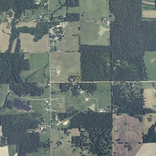 Aerial/Satellite Image of Gum School, MO
