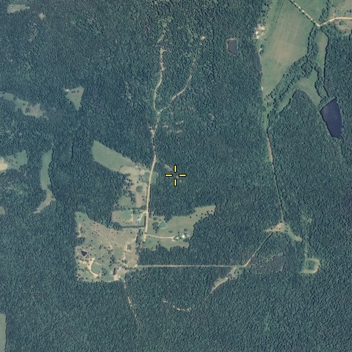 Aerial/Satellite Image of Hall Church, MO